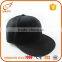 wholesale promotion black blank cordouroy flat brim 5 panel snapback cap/hat