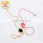 Metal Seal Tag With Gold Nylon String, Aluminium Seal Tag