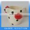 Decorative chicken shaped ceramic animal coffee mug with saucer