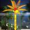 Artificial palm trees street motif light decoration