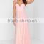 New design sweetheart peach maxi dress/gown princess long evening dress                        
                                                Quality Choice