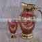 glass silver design water drinware set