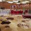 Wool and nylon carpet roll for banquet hall use with custom made design