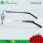 Good quality metal frame PC temple western style reading glasses with match pouch
