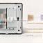 Electrical 2 port wall phone computer outlet network switch