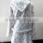 coral fleece gown