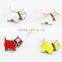 Cute metal enamel spacer slider charm bead