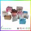 custom decorative fashionable square gift box with clear lid for soap