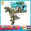 Big electric dinosaur toy with flash light cartoon dinosuar