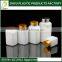 Wholesale PE square plastic bottle plastic medicine bottle with flip top cap