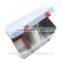 accept custom order rectangle hinged empty first aid kit box
