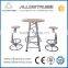 2016 high quality aluminum bar chairs on sale