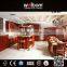 2016 Welbom Brown Color Modern Design Modular Solid Wood Kitchen Cabinet DirectFrom China