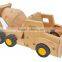 China Factory FSC&BSCI Christmas crafts smart kids self assemble DIY wooden small car toy for students educational
