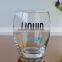 Transparent blown scotch whisky glass cup/rock whisky