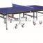 Aluminium outdoor tennis table/Promotion foldable&movable ping pong table