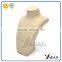 Customized and design suede mannequin necklace display stand