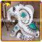 KANO5090 Decorative Giant Realistic Life Size Fiberglass Elephant