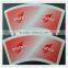 cheap price paper cup fan with custom logo