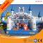 Kids park octopus giant inflatable bouncy castle with water slide