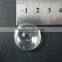 21mm transparent round flat surface glass dome cabochon with 3mm hole DIY jewelry supplies 3070066