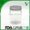 PET candy empty round clear 8 oz plastic jars