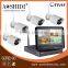 10 inch LCD screen 1.0 MP wireless ip camera set 4ch wifi camera kits with NVR