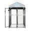 Pawhut 50" x 46" x 58"- 72" Steel Frame Outdoor Covered Dog Box Kennel