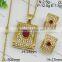 Hot Deisgns Wholesale Jewelry From Dubai Gold Plated Jewelry Set