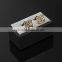 China factory luxury stainless steel antique vintage gold engraved cufflinks for men