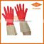 Natural red rubber latex garden gloves