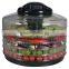 Top fan and new design Food dehydrator with digital