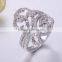 Silver Puzzle Ring Diamond Silver Butterfly Ring 925 italian silver ring