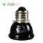 Nomo Mini Black Ceramic Heat Infrared Emitter Lamp Bulb for Reptile Pet Brooder AC 110V
