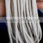 High quality 8mm soft braided white cotton rope