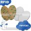 Round or square shape 13.56mhz rfid nfc tag label sticker