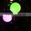 water floating outdoor multi LED lighted chrismas sphere lights with remote control