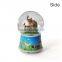Resin musical custom made snow globe