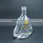 700ml Fancy Shaped Clear Glass Liquor Bottle With Cork Cap
