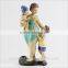 Resin fat lady figurines mother and child sculptures
