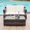 New Style Fashion Outdoor Garden PE Rattan Sofa