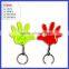 soft PVC reflective pendant custom safety glow in dark PVC hanger