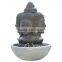 fengshui decoration waterfall natural stone buddha face fountain