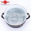 810EDG enamel frying cooking pot/ deep fat fryer /enamel frying pan