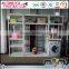 Steel clothes display rack for kids wall mounted clothes hanger rack