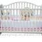 European Style New born Baby Bed, Wooden Baby Crib Multifunction Baby Crib Bed with Drawer