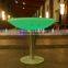 Battery operated led glowing party bar table
