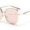 Fashion new European and American fashion glasses cat's eye sunglasses ms individuality sunglasses trend