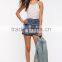 hot sale boho border elegant smocked romper whoelsale