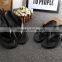 wholesale Simple beach slippers Black and white hotel slipper sweethearts flip flops